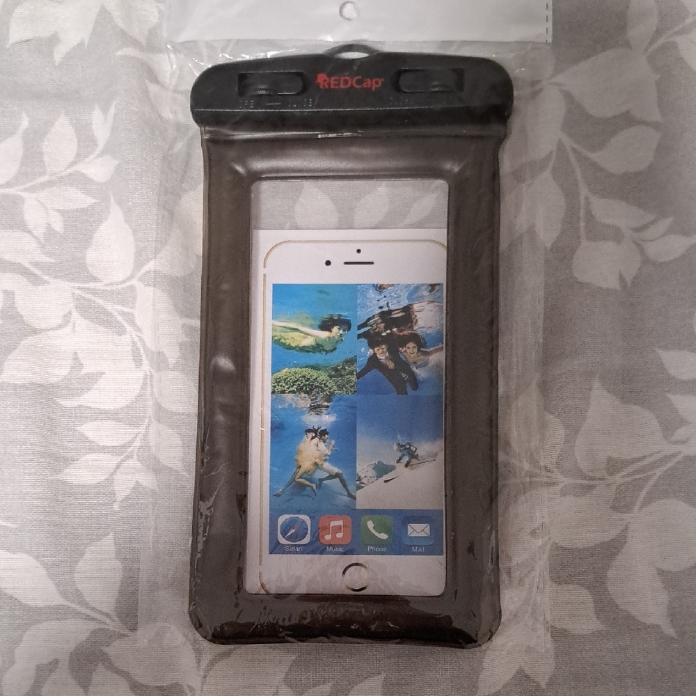 3/$10 Waterproof Phone Pouch - Black